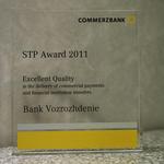 Награда Commerzbank AG за высокое качество международных расчетов