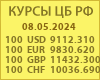 Курсы валют ЦБ РФ